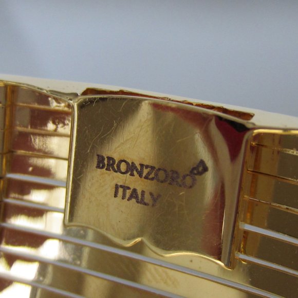 Bronzoro Omega Bracelet 18K Gold Plated - Picture 13 of 14